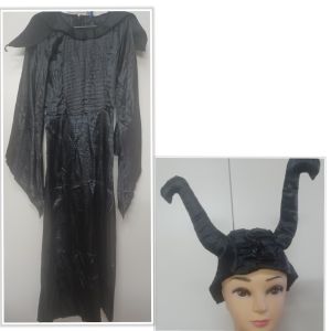 Kids Costumes to Hire - Maleficient - TEEN - dress & headpce